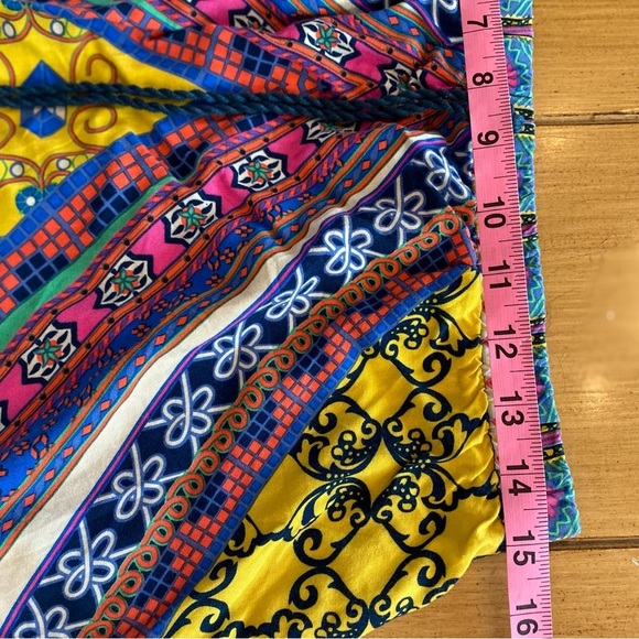 Flying Tomato Womens  Bohemian Multicolor Maxi Rayon Elastic Waist Skirt medium - Picture 4 of 6